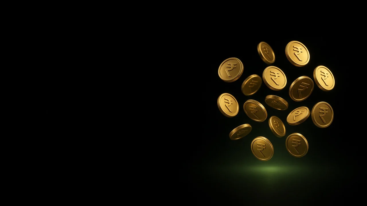 Coins returning toward a wallet